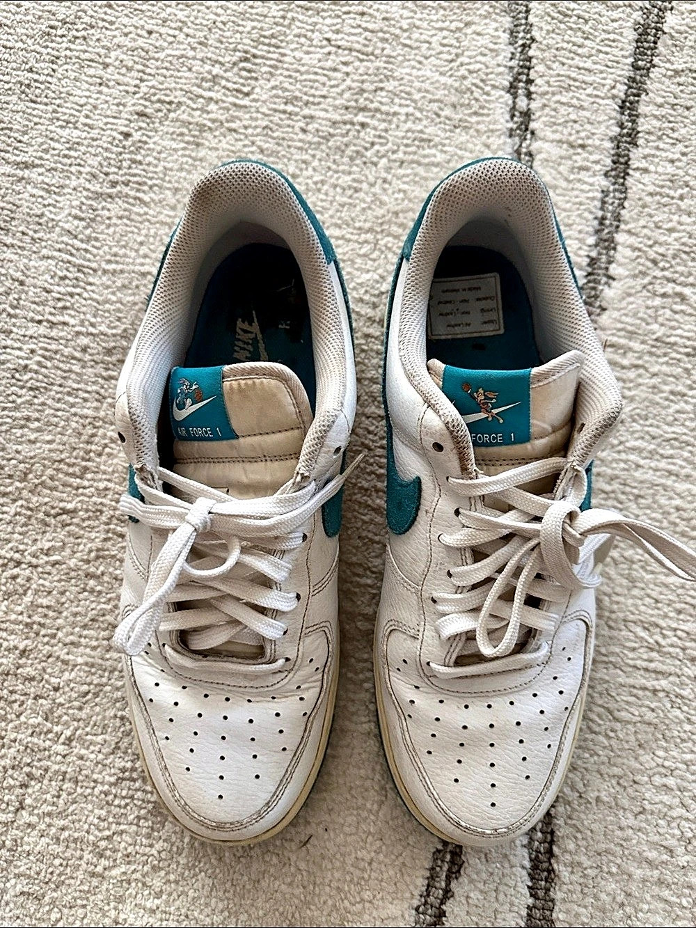 Nike Air Force 1 bugs bunny (space jam) Sneakers in White & Blue